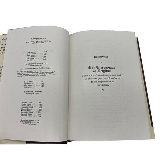 The Secret Doctrines of Jesus H Spencer Lewis 1981 19th Edition Rosicrucian Book - Picture 6 of 10